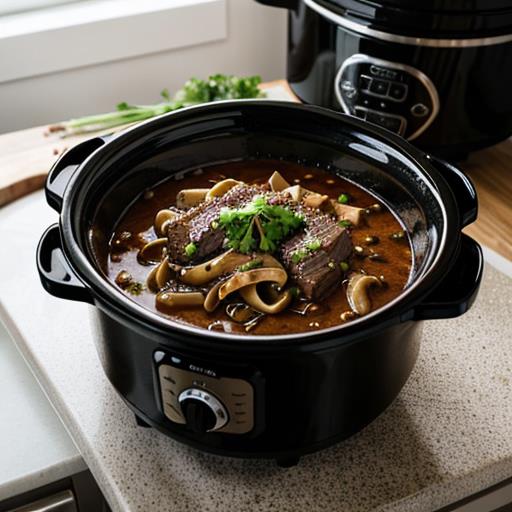 Slow Cooker Beef Stroganoff, Easy Recipe, Flavorful Meal, Busy Days, Slow Cooking