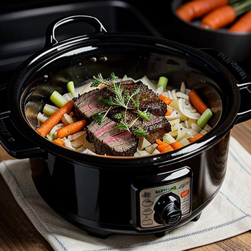 Slow Cooker Brisket, Flavorful Recipe, Tender Crockpot Meal, Delicious Dinner, Easy Slow Cooking