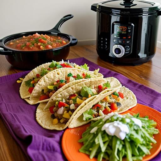 Slow Cooker Chicken, Salsa Tacos, Crockpot Recipes, Flavorful Meal, Festive Dish