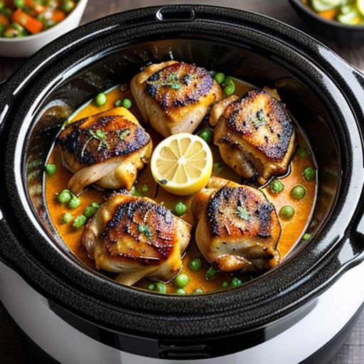 Slow Cooker Chicken Thighs, Flavorful Recipes, Juicy Delights, Easy Crockpot Meals, Slow Cooking Techniques