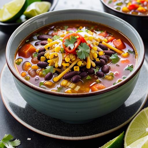 Slow Cooker Chicken Tortilla Soup, Southwestern Flavor, Easy Recipe, Crockpot Meal, Homemade Soup