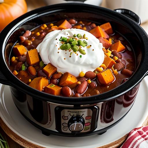 Slow Cooker Chili, Sweet Potatoes, Nutritious Recipe, Comfort Food, Healthy Meal