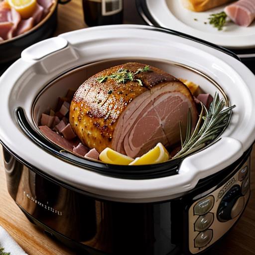 Slow Cooker Ham, Flavorful Slow Cooked Ham, Slow Cooked Ham Recipe, Tender Ham Dinners, Crockpot Ham