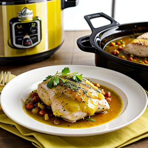 Slow Cooker Recipes, Lemon Garlic Chicken, Tangy Flavor, Easy Dinner Ideas, Crockpot Meals