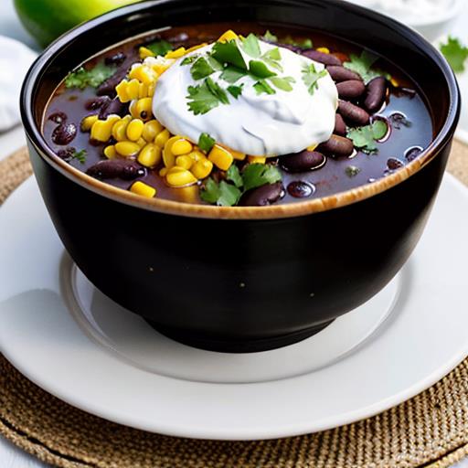 Slow Cooker Recipe, Mexican Chicken Soup, Black Bean Soup, Nutritious Meal, Flavorful Dish