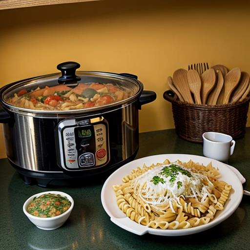 Slow Cooker Recipes, Mexican Chicken Pasta, Creamy Dish, Easy Dinner, One-Pot Meal