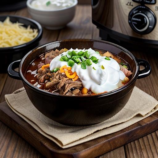 Slow Cooker Pulled Pork, Pork Chili Recipe, Hearty Chili, Delicious Slow Cooker Dish, Easy Crockpot Recipe