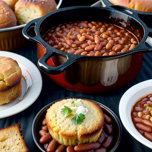 Southern Style, Baked Beans, Pulled Pork, Comfort Food, BBQ Feast