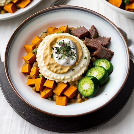 Sweet Potato Mash, Beef Stroganoff, Comforting meal, Savory recipe, Family favorite