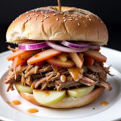 Tangy Apple Slaw, Pulled Pork Sandwiches, Side Dish, Unique Recipe, Crockpot Snack