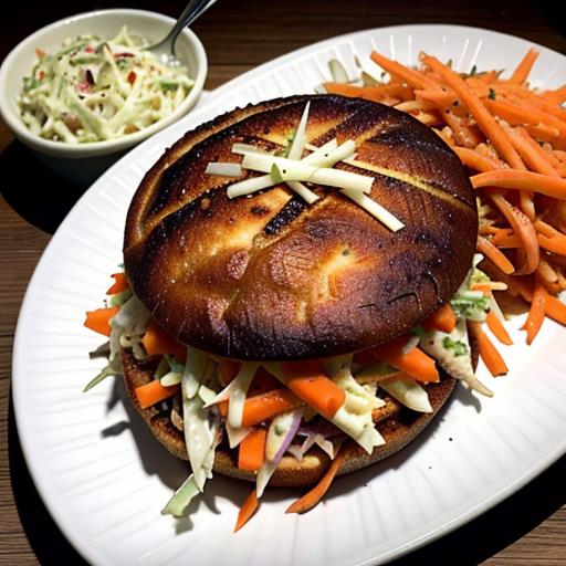 Tangy Coleslaw, Pulled Pork, Vinegar Dressing, Side Dish, Recipe