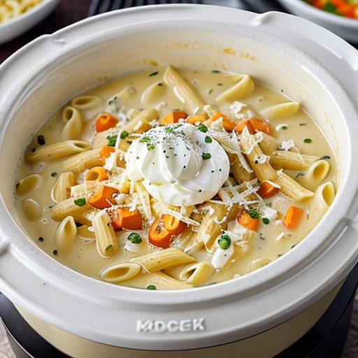 Crock Pot Recipes, Ranch Chicken Pasta, Slow Cooker Meals, Creamy Pasta Dish, Easy Dinner Ideas