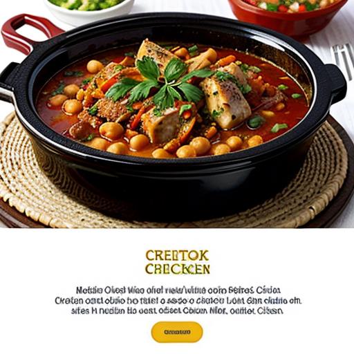 Mediterranean Crockpot Recipes, Slow Cooker Meals, Fresh Flavors, Easy Recipe Ideas, Vibrant Ingredients