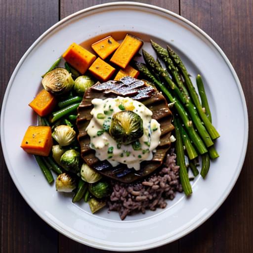 Vegetable Sides, Beef Stroganoff, Roasted Asparagus, Honey Glazed Carrots, Butternut Squash Risotto