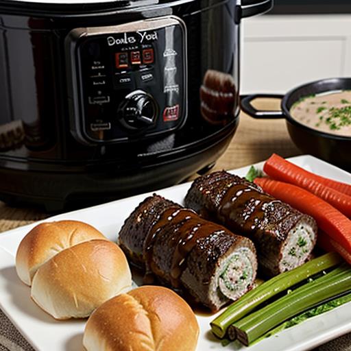 Slow Cooker Beef Dip, Traditional Recipe, Easy Meal, Sandwiches, Dipping