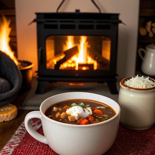 leftover chili soup, winter recipe, cozy comfort food, warming leftovers, creative cooking