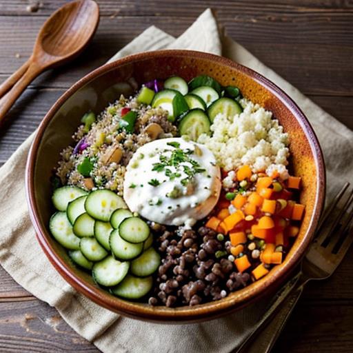 Quinoa Salad, Beef Stroganoff, Warm Recipe, Nutritious Pairing, Healthy Meal